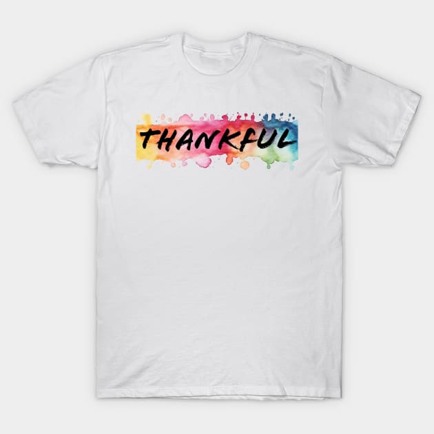 Thankful T-Shirt by Creative logos